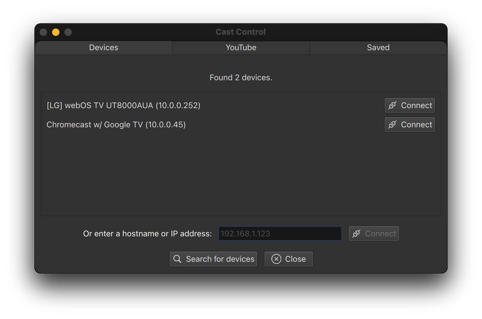 Connection management
